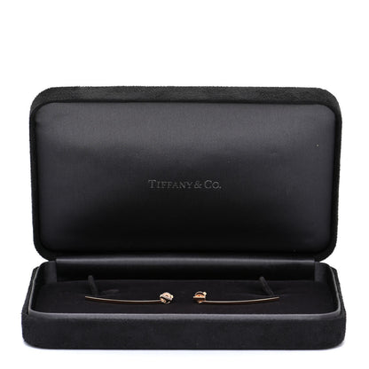 Tiffany 18K Rose Gold T Bar Earrings 7 of 7