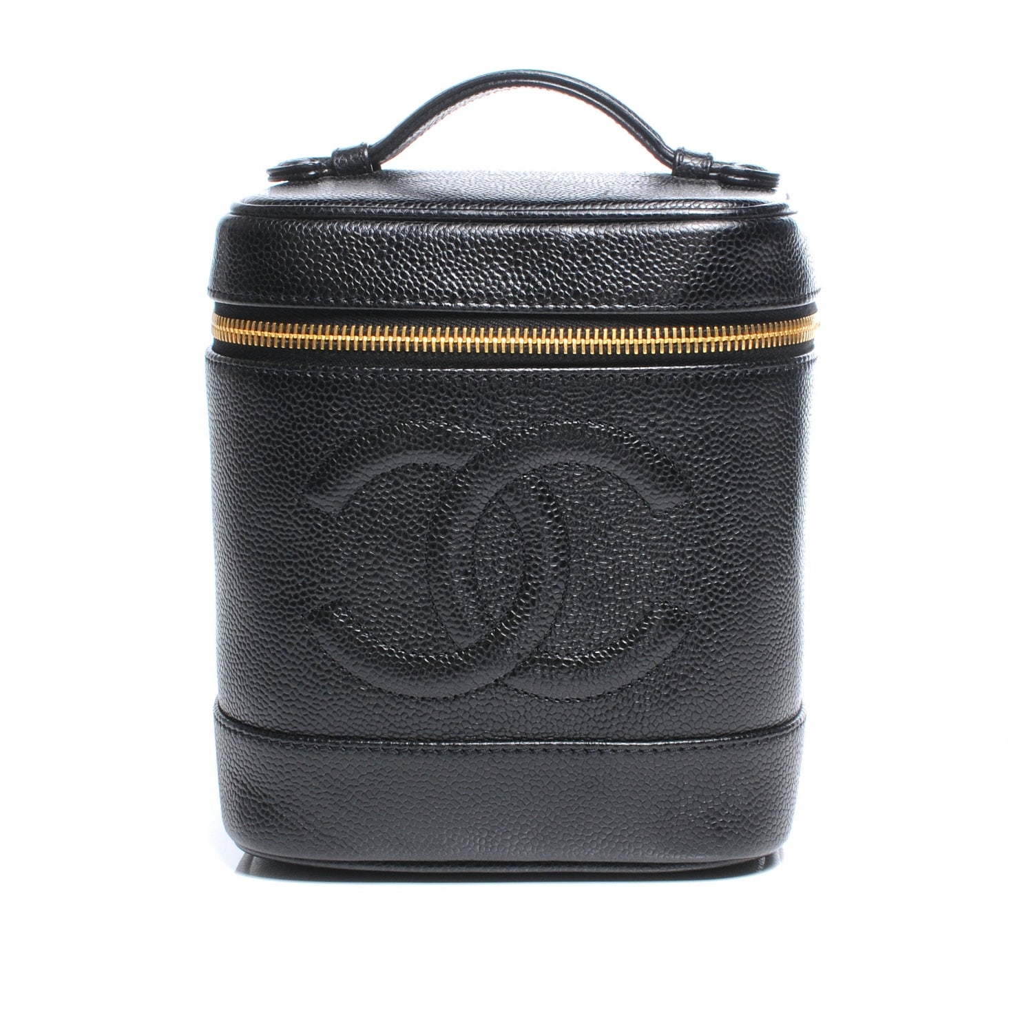 Chanel Caviar Cosmetic Vanity Bag Black 1 of 7