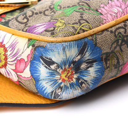 Gucci GG Supreme Monogram Flora Medium Ophidia Belt Bag Beige Multicolor Crop 10 of 13