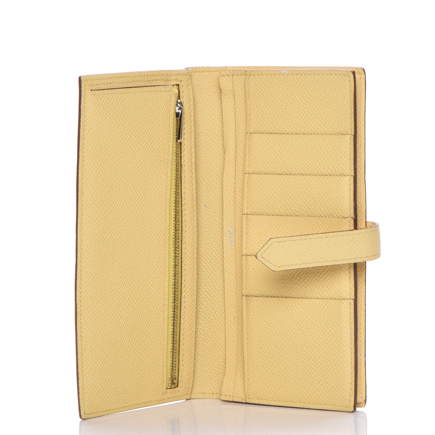 Hermes Epsom Bearn Gusset Wallet Soufre 18 of 20