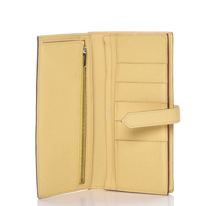 Hermes Epsom Bearn Gusset Wallet Soufre 18 of 20