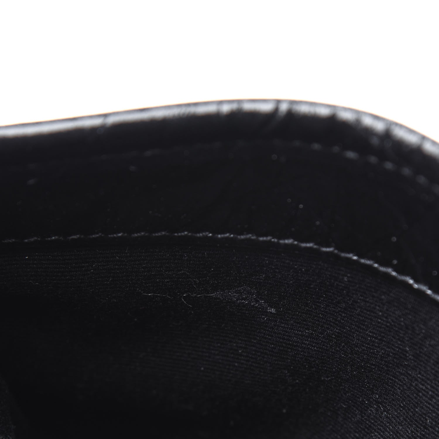 Saint Laurent Crinkled Calfskin Matelasse Monogram Niki Chain Wallet Black 15 of 33