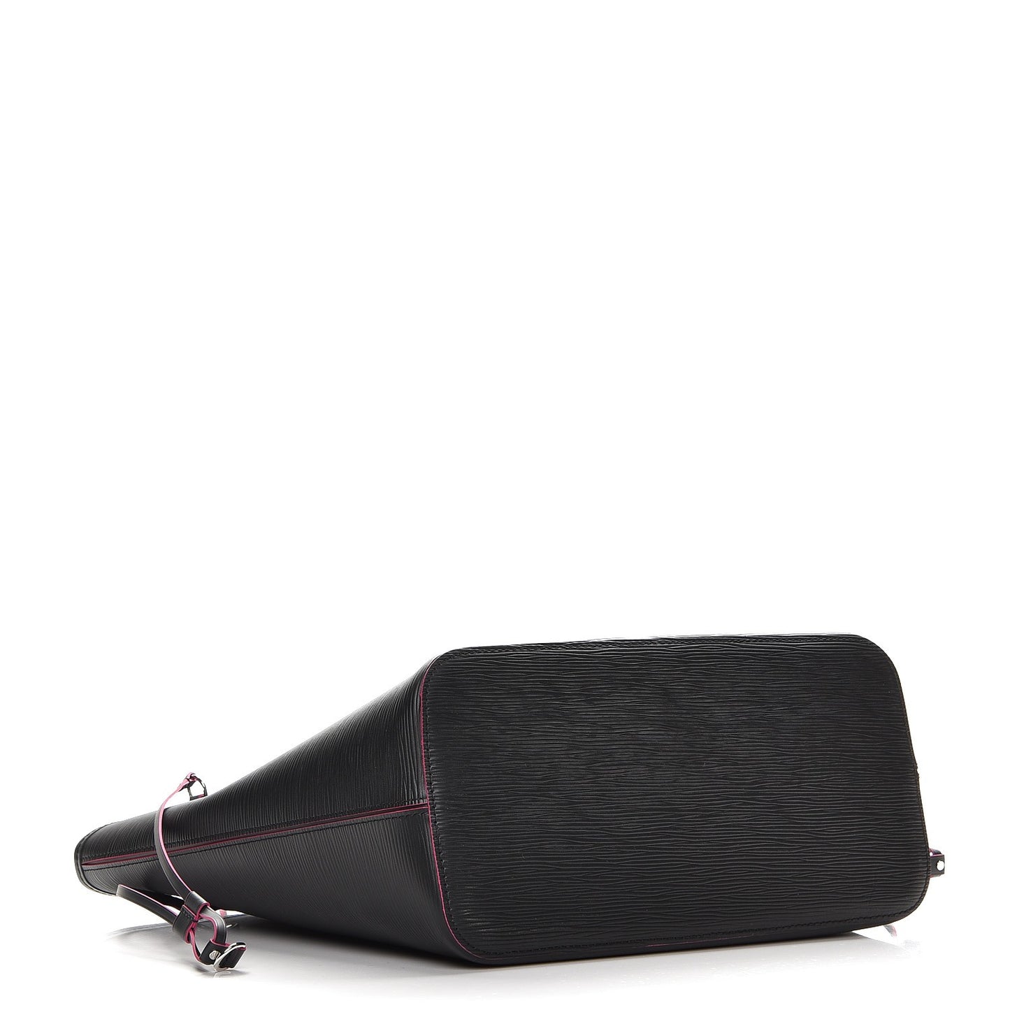 Epi Neverfull MM Black Hot Pink