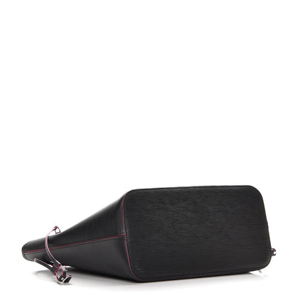 Louis Vuitton Epi Neverfull MM Black Hot Pink 5 of 7
