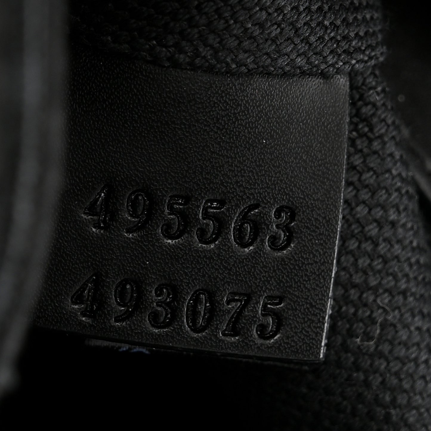 Soft GG Supreme Monogram Calfskin Web Double Buckle Backpack Black