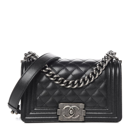 Chanel Caviar Quilted Small Boy Flap Black 1 of 10