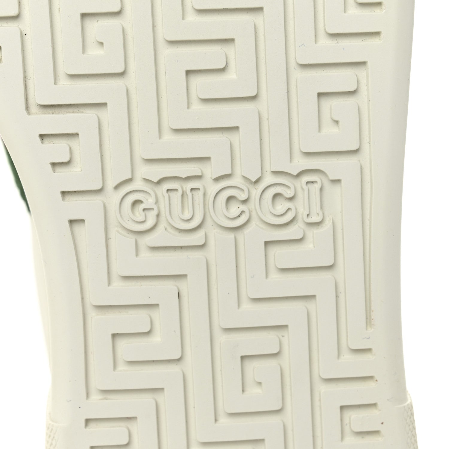 Gucci Ultralight Plume Calfskin Web Womens Ace Platform Sneakers 35.5 White 7 of 10
