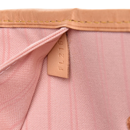 Louis Vuitton Damier Azur Neo Neverfull MM Rose Ballerine 8 of 10