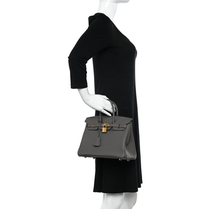 Hermes Togo Birkin 25 Etain 2 of 11