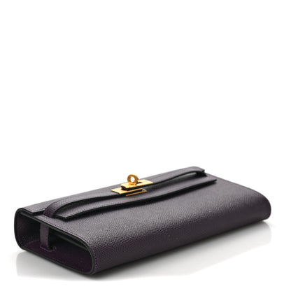 Hermes Epsom Kelly To Go Wallet Raisin 3 of 5
