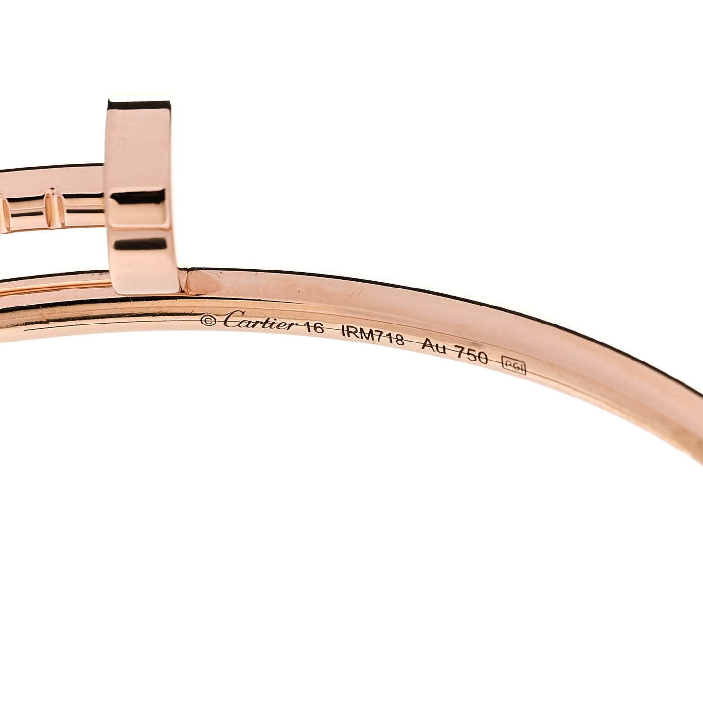 18K Pink Gold Small Juste Un Clou Bracelet 16
