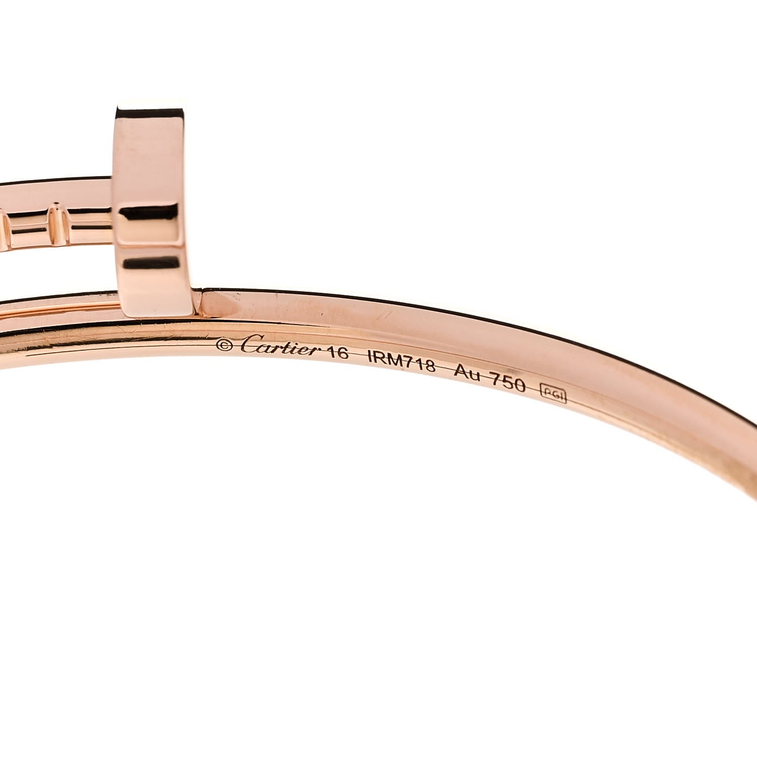 Cartier 18K Pink Gold Small Juste Un Clou Bracelet 16 3 of 4