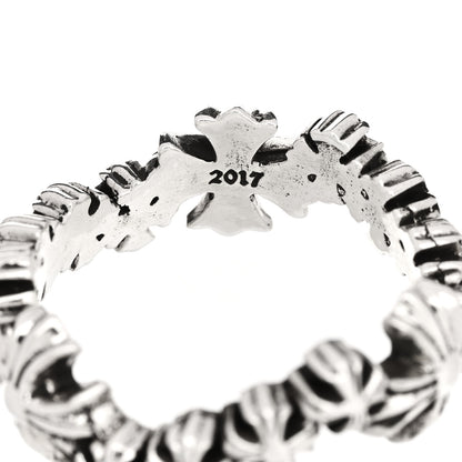 Chrome Hearts Sterling Silver Plus Cross Wave Ring 63 10.5 5 of 6