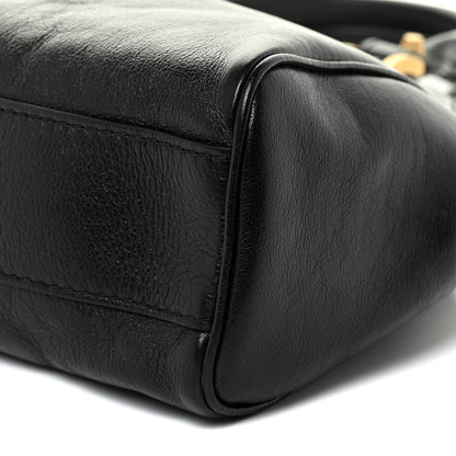 Gucci Calfskin Medium Re(Belle) Top Handle Bag Black 10 of 12