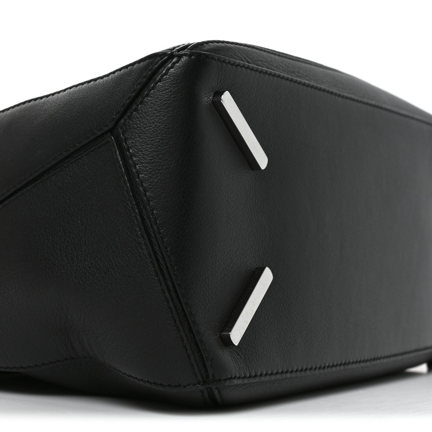 Loewe Calfskin Medium Puzzle Bag Black 8 of 9