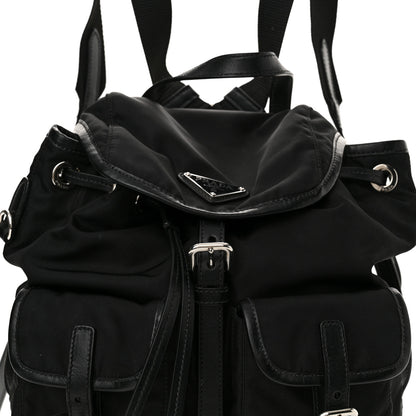 Prada Tessuto Nylon Vitello Backpack Black 8 of 12