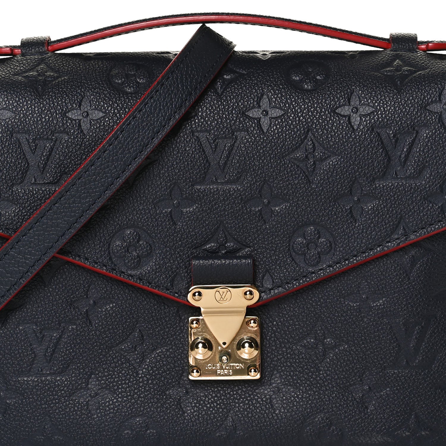 Louis Vuitton Empreinte Pochette Metis Marine Rouge 17 of 27