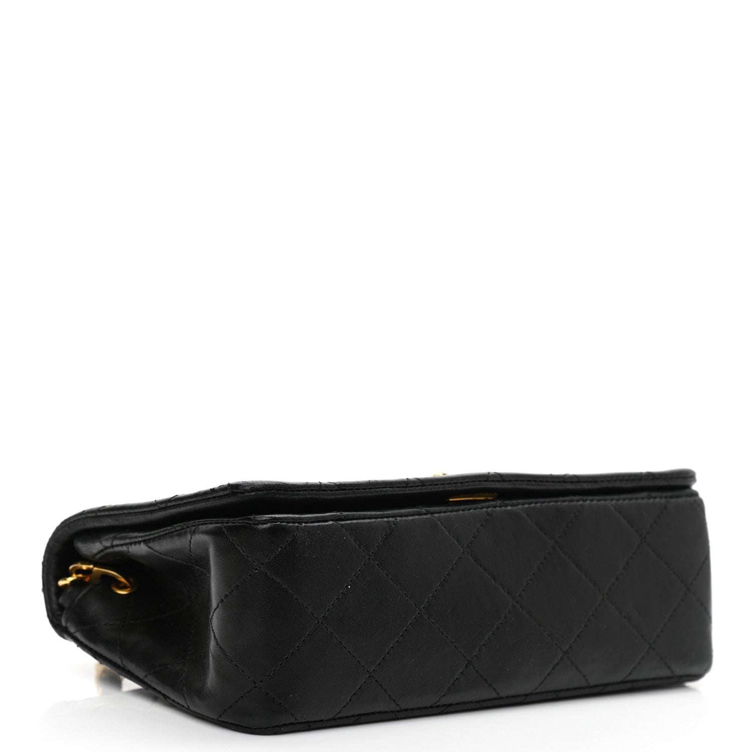 Chanel Lambskin Quilted Small Single Flap Bag Black 4 of 13