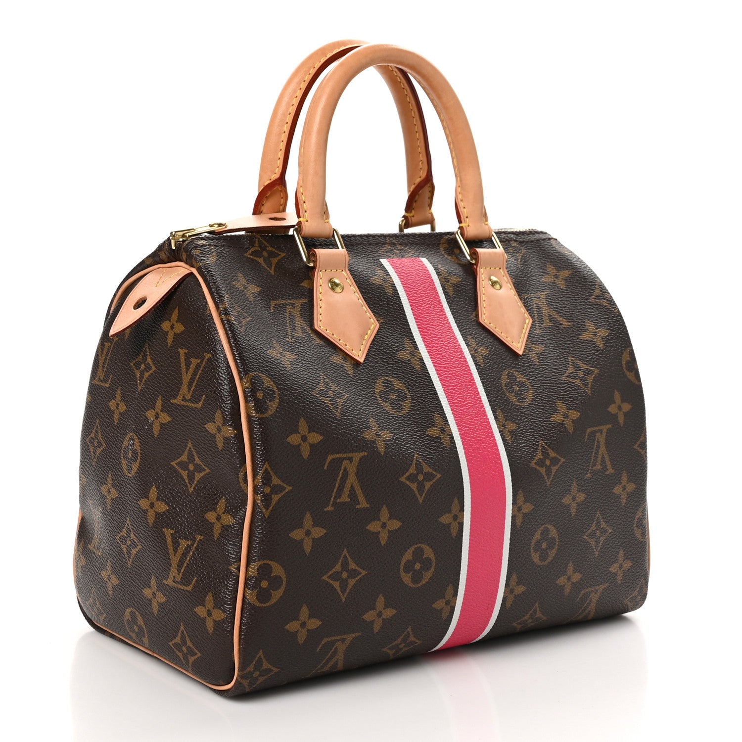 Louis Vuitton Monogram My LV Heritage Speedy 25 Fuchsia White 3 of 10