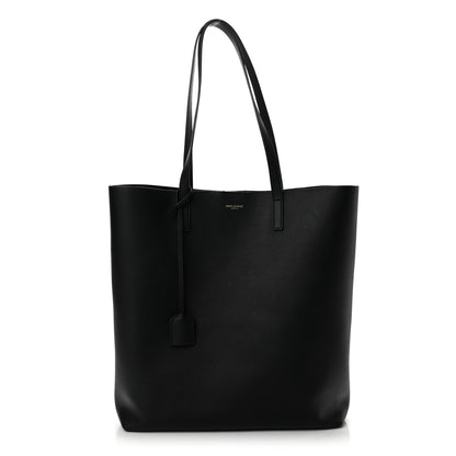 Saint Laurent Calfskin North-South Shopping Tote Black 1 of 13