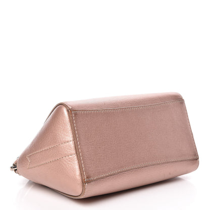 Givenchy Metallic Sugar Goatskin Small Antigona Beauty Wristlet Light Pink 4 of 21