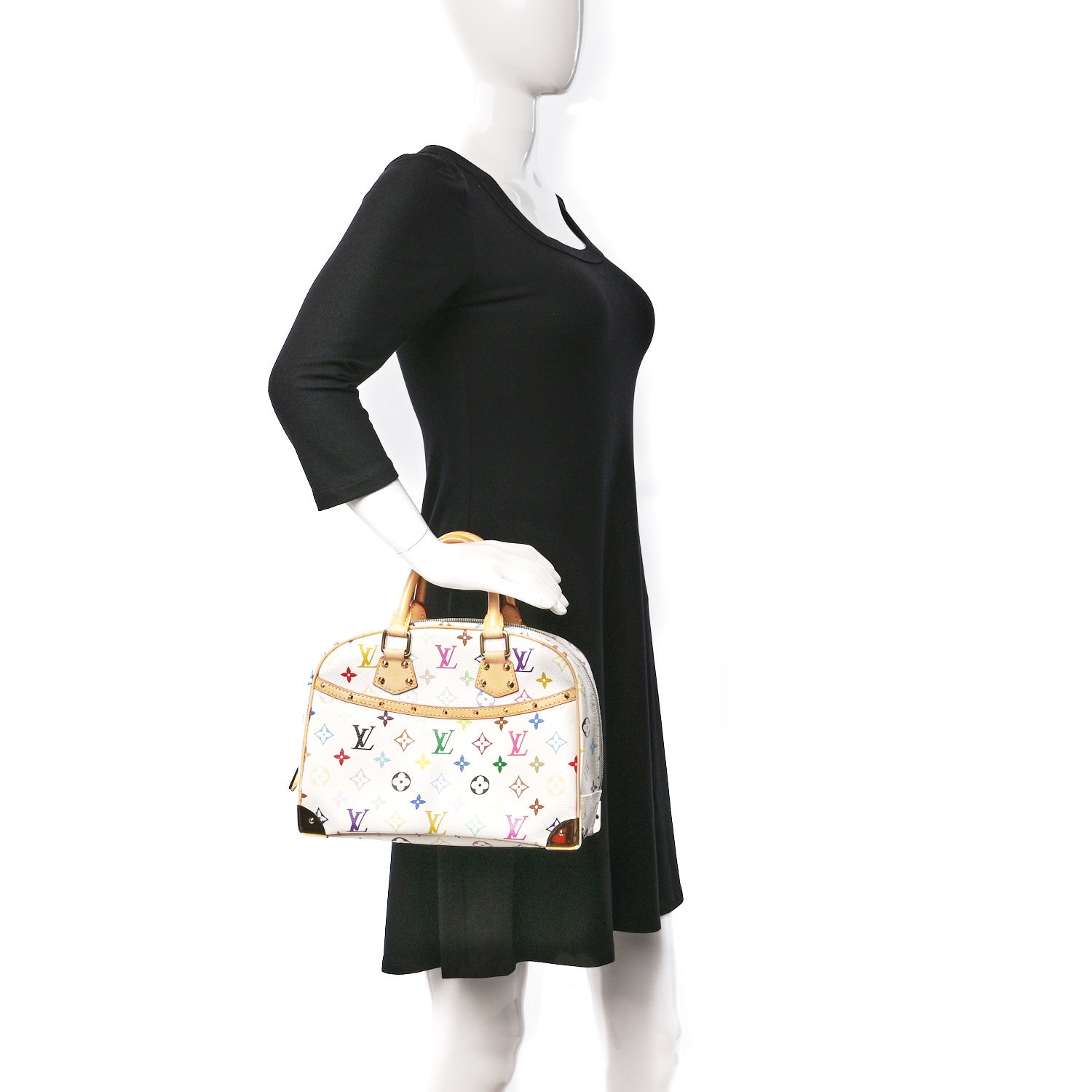 Louis Vuitton Monogram Multicolor Trouville White 2 of 11