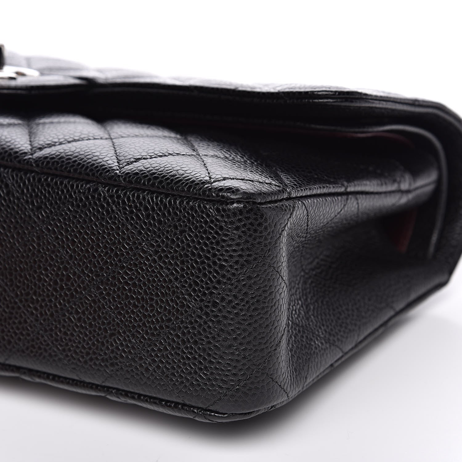 Chanel Caviar Quilted Medium Double Flap Black 9 of 13