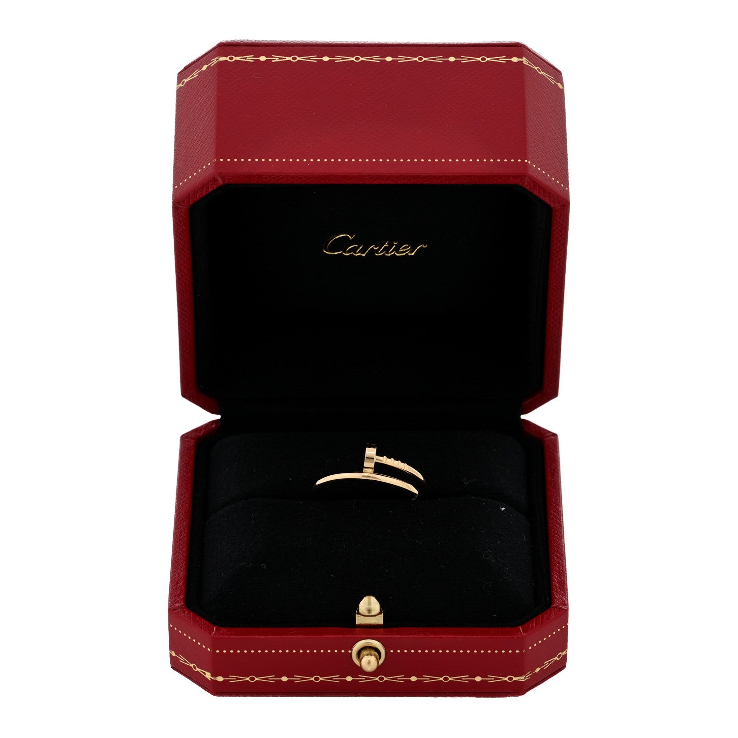 Cartier 18K Yellow Gold Small Juste Un Clou Ring 55 7.25 5 of 5
