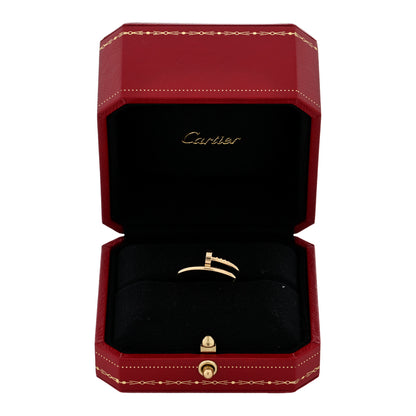 Cartier 18K Yellow Gold Small Juste Un Clou Ring 55 7.25 5 of 5