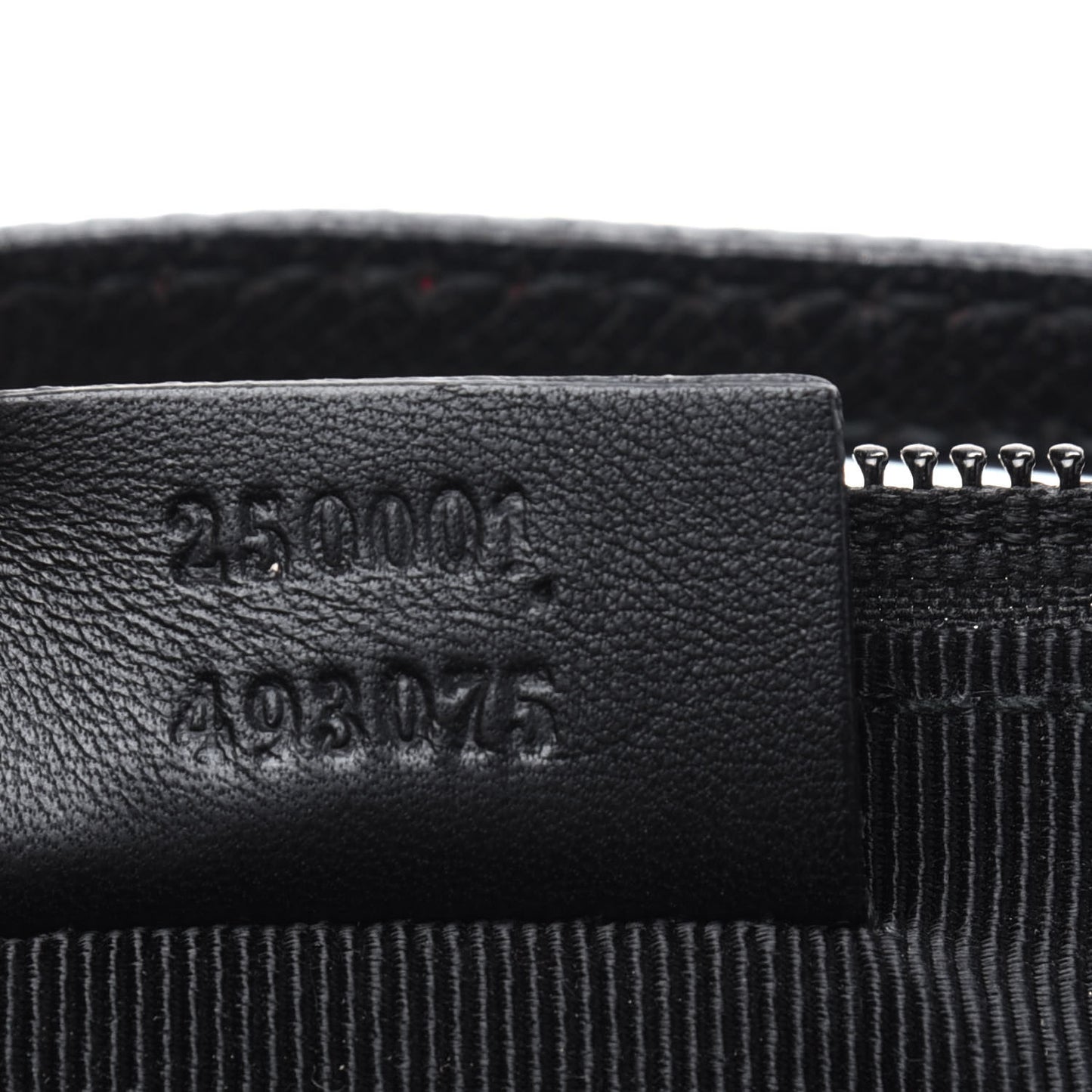 Calfskin Lizard Embossed Boat Pochette Black