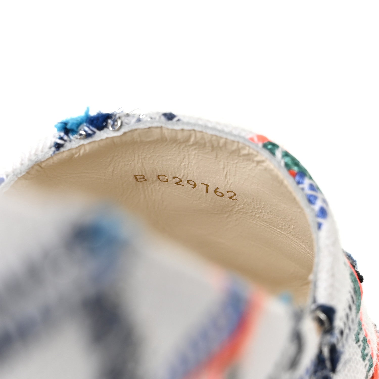 Chanel Tweed Grosgrain CC Espadrilles 40 White Blue Pink Green Black 9 of 10