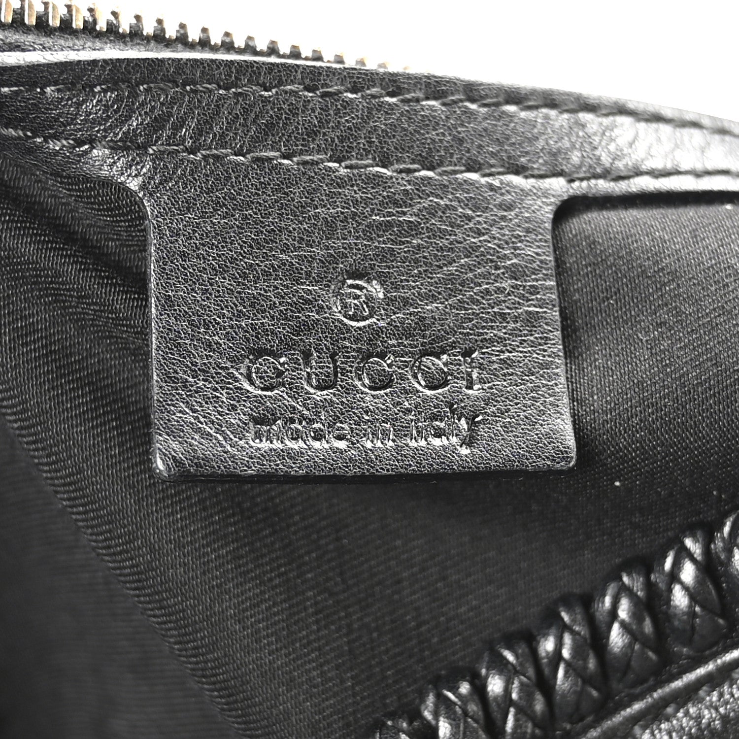 Gucci Calfskin Large Horsebit Chain Hobo Black 6 of 10