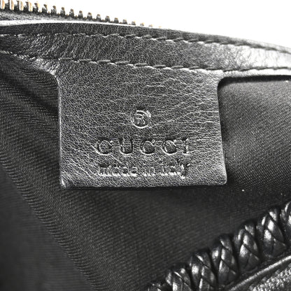 Gucci Calfskin Large Horsebit Chain Hobo Black 6 of 10