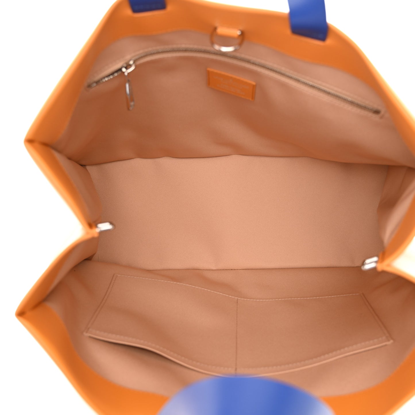 Cowhide Shopper Bag MM Safran