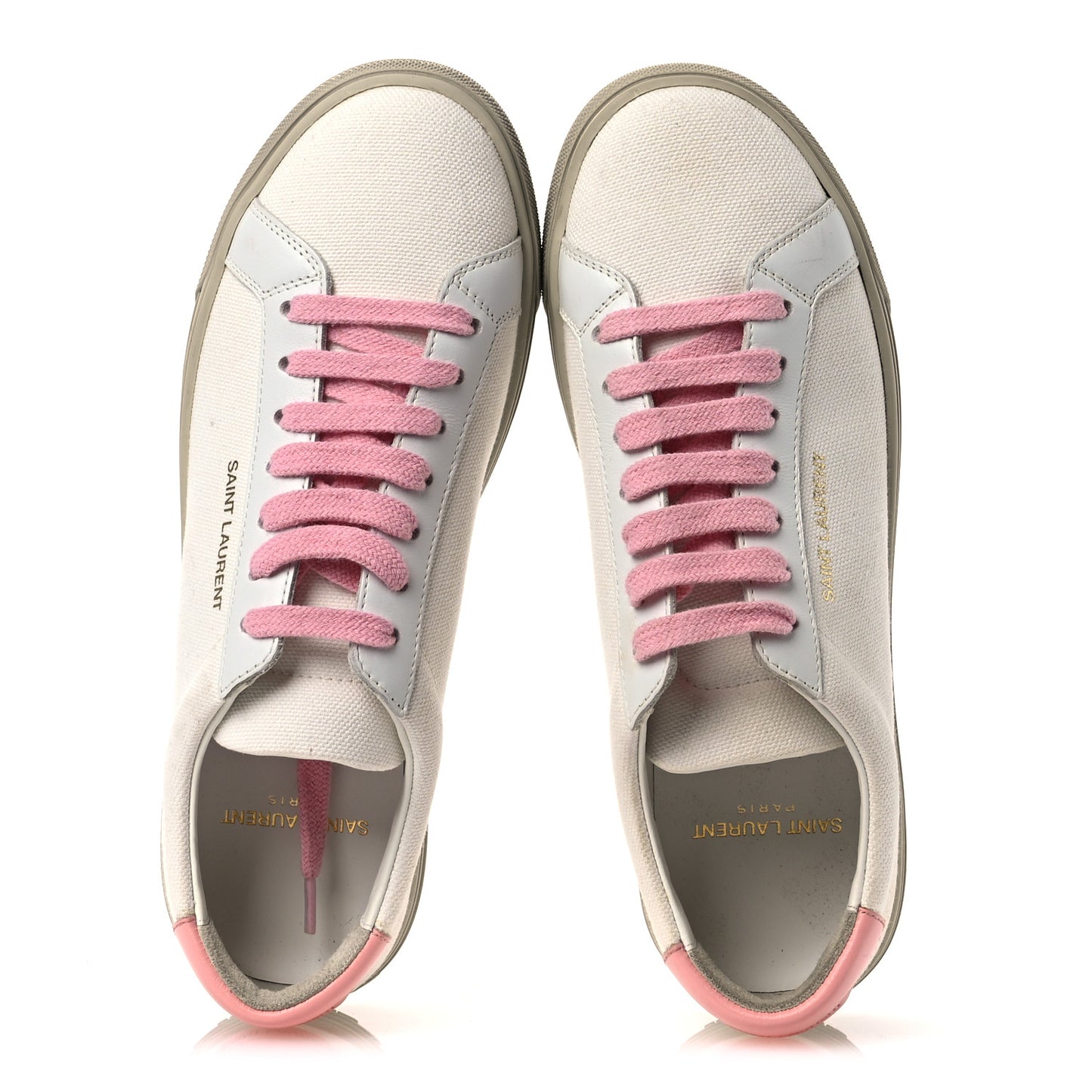 Canvas Andy Low Top Sneakers 36 White Pink