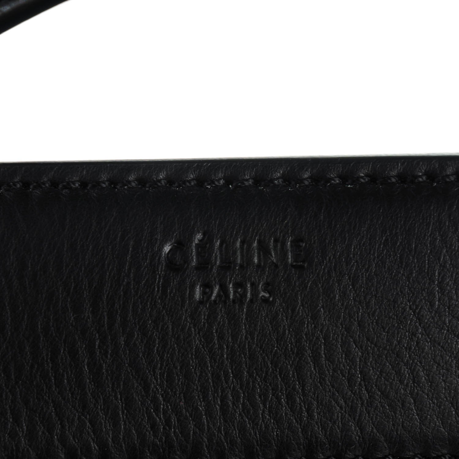 Celine Supple Calfskin Medium Phantom Luggage Black 9 of 9