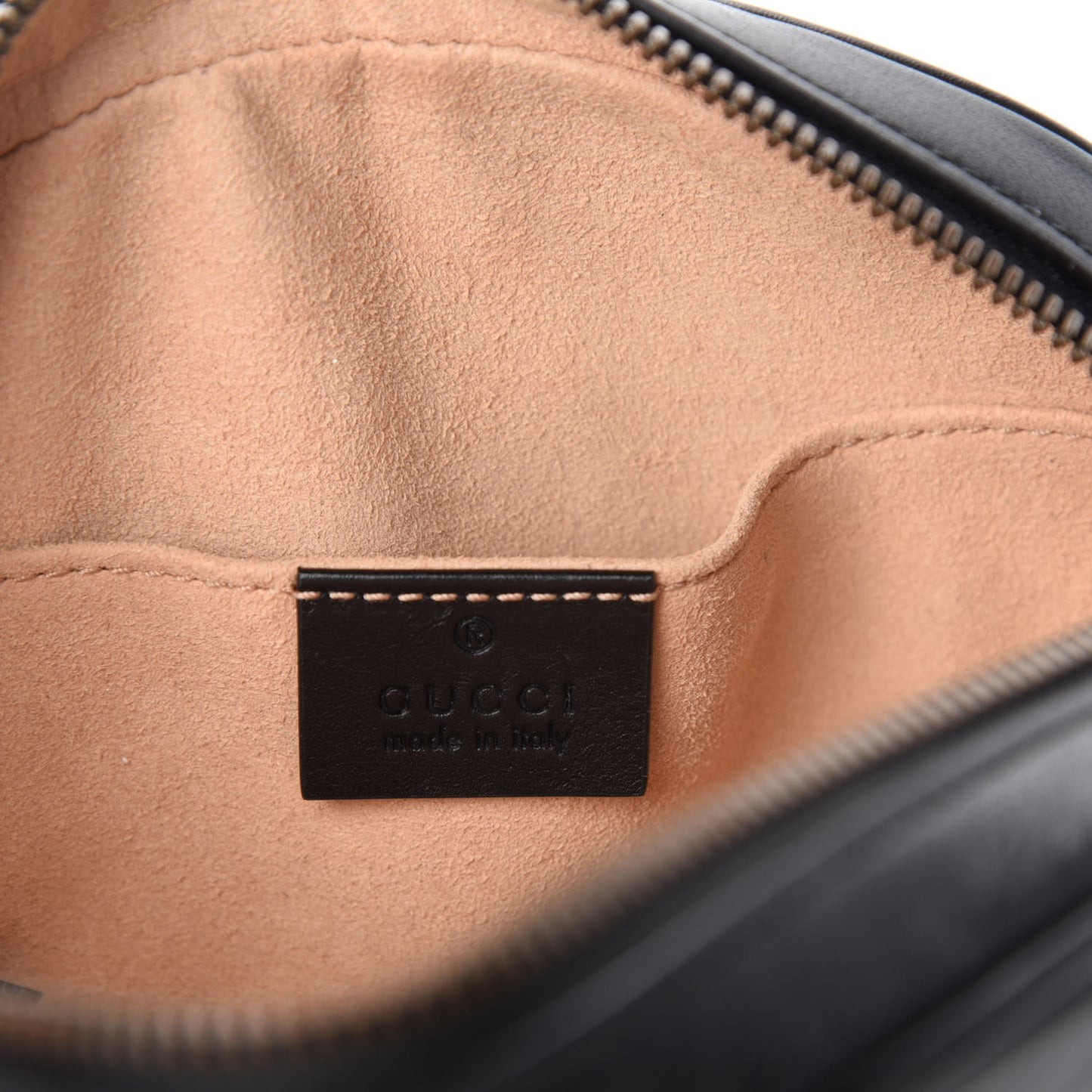 Calfskin Matelasse GG Marmont Belt Bag 95 38 Black