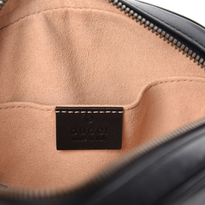 Gucci Calfskin Matelasse GG Marmont Belt Bag 95 38 Black 8 of 11