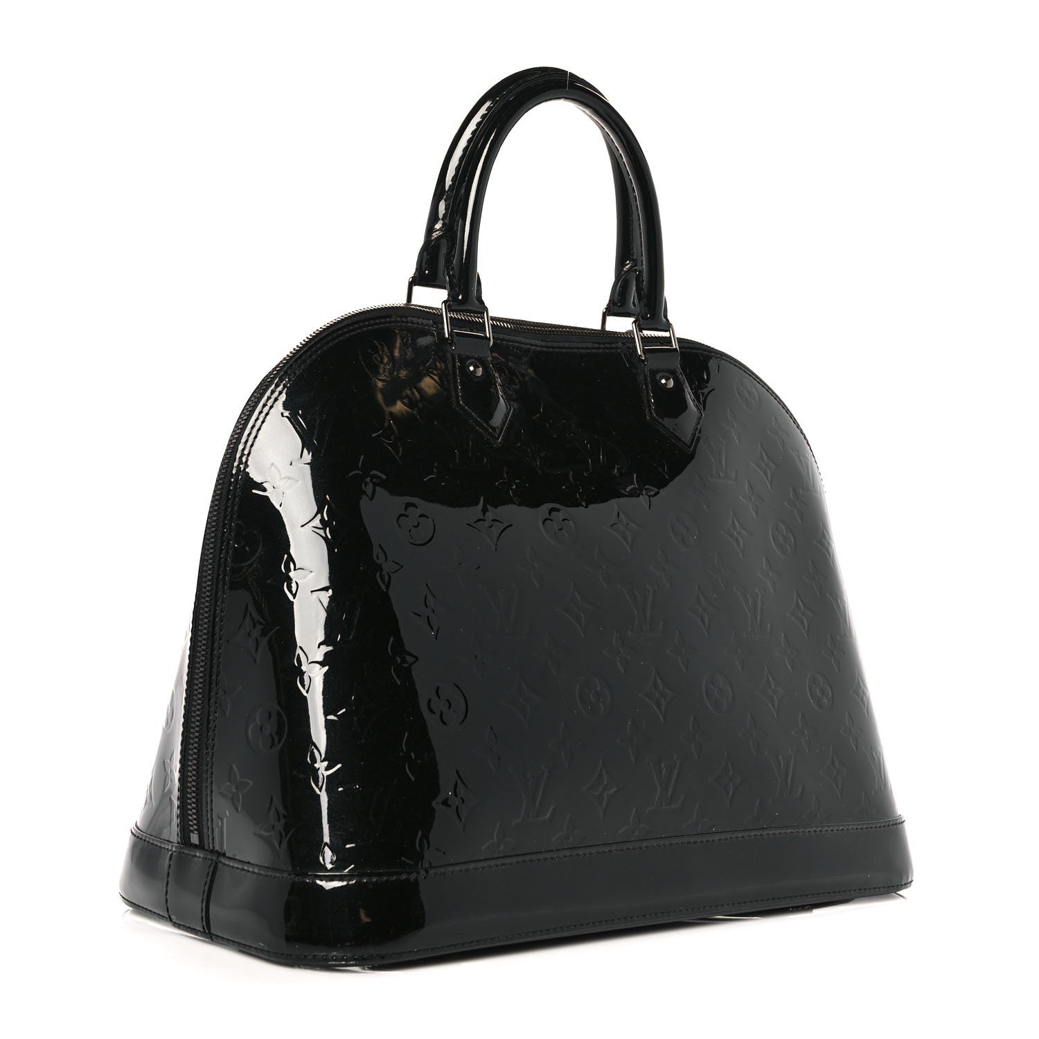 Louis Vuitton Vernis Alma GM Noir Magnetique 3 of 10