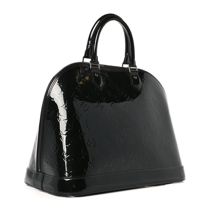 Louis Vuitton Vernis Alma GM Noir Magnetique 3 of 10