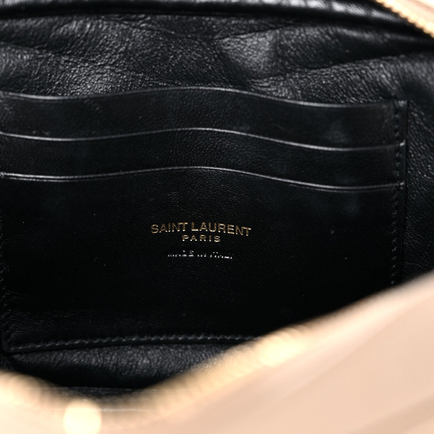 Saint Laurent Grain De Poudre Matelasse Monogram Mini Lou Camera Bag Dark Latte 7 of 12