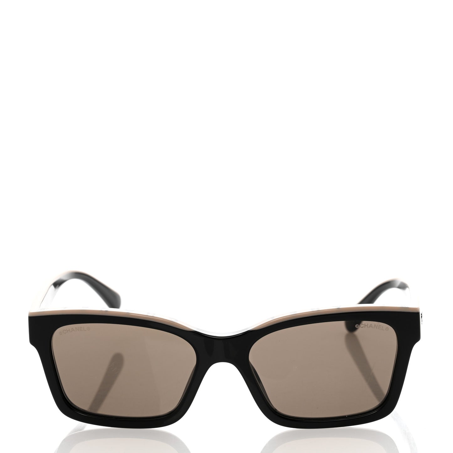 Acetate Square Sunglasses 5417 Black