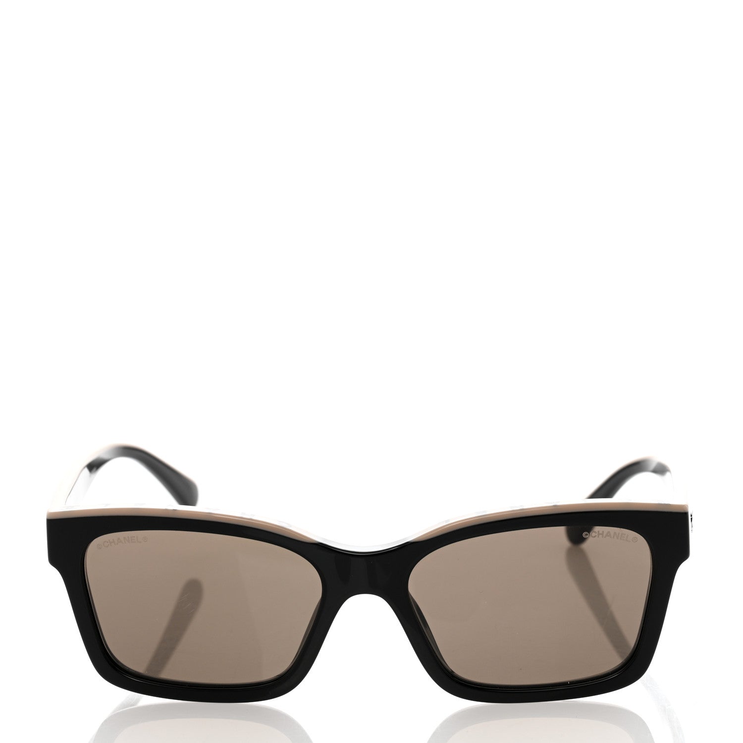 Chanel Acetate Square Sunglasses 5417 Black 2 of 8