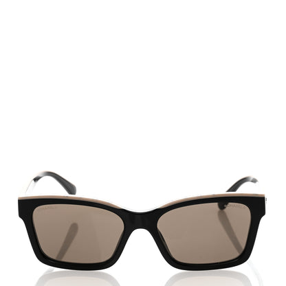 Chanel Acetate Square Sunglasses 5417 Black 2 of 8