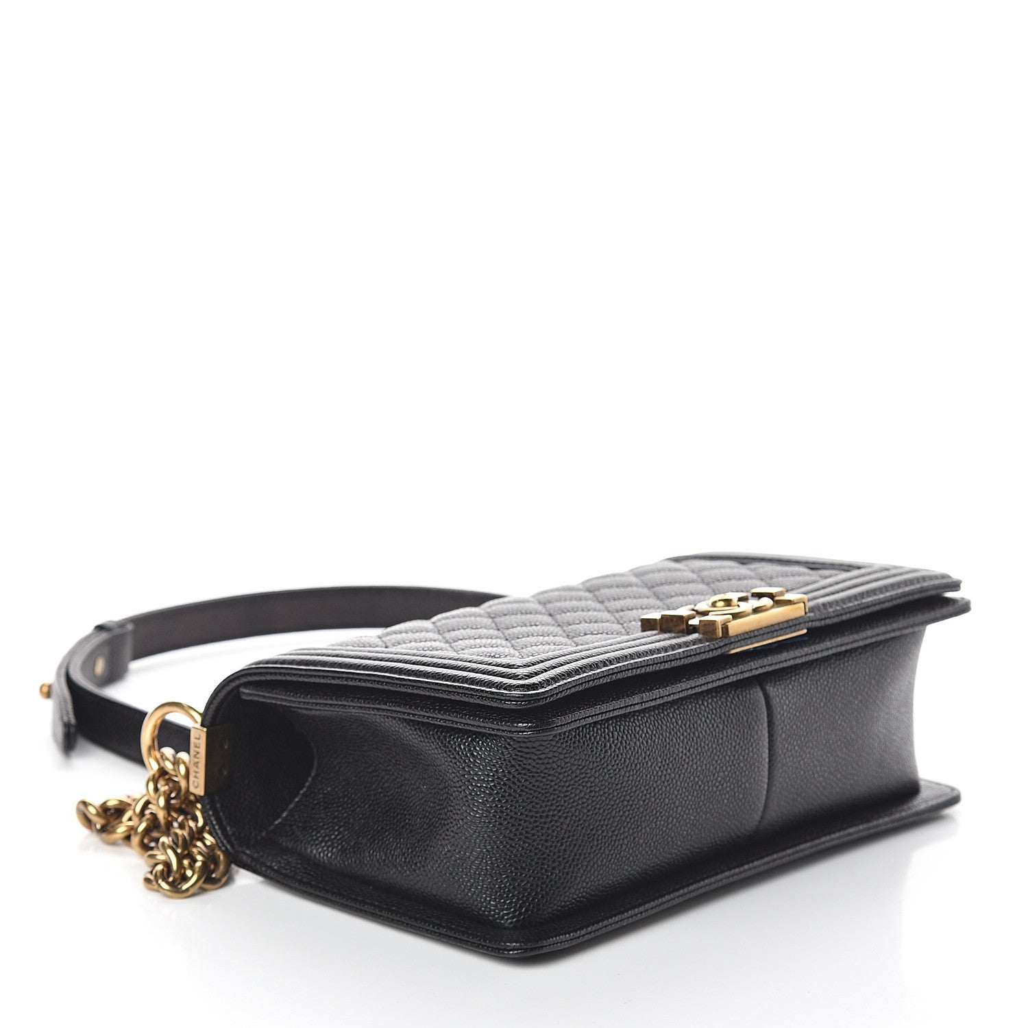 Chanel Caviar Quilted Medium Boy Flap Black 3 of 9
