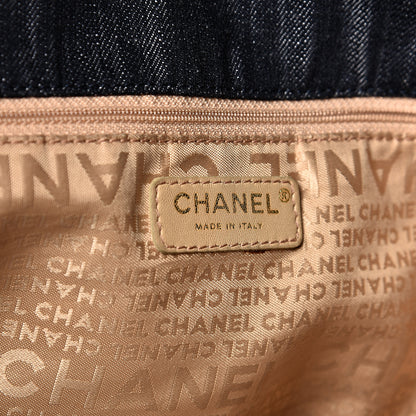 Chanel Denim XL Coco Cabas Tote Dark Blue 5 of 18