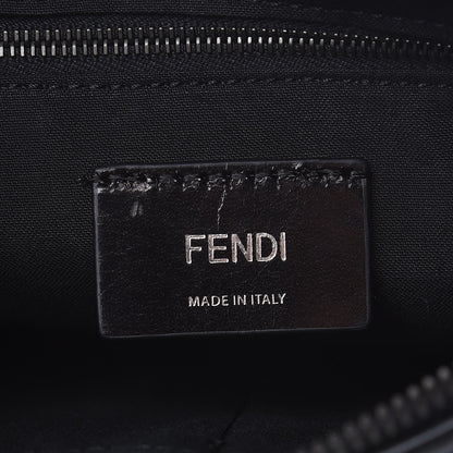 Fendi Vitello Century FF 1974 Embossed Messenger Black 6 of 7