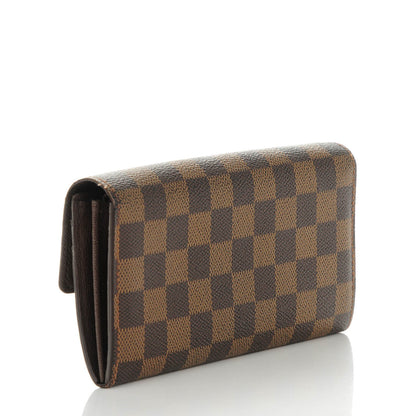 Louis Vuitton Damier Ebene Sarah Wallet 3 of 10