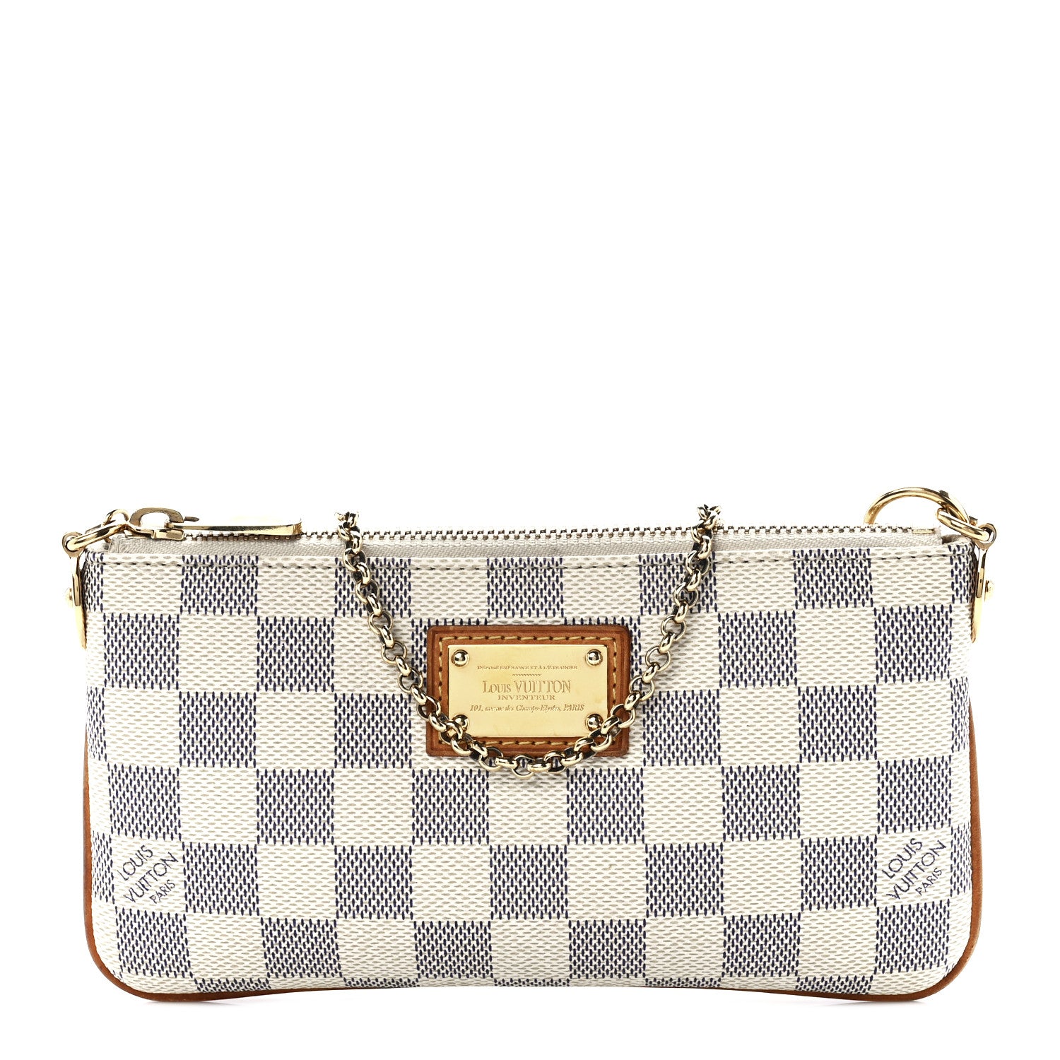 Louis Vuitton Damier Azur Pochette Milla MM 1 of 11