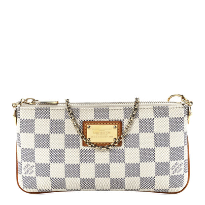 Louis Vuitton Damier Azur Pochette Milla MM 1 of 11